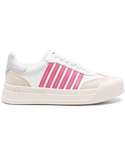DSquared² Gestreifte Sneakers - Pink