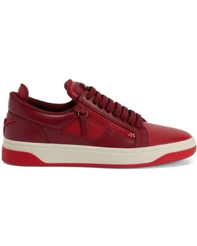Giuseppe Zanotti Gz94 Paneled Sneakers - Red