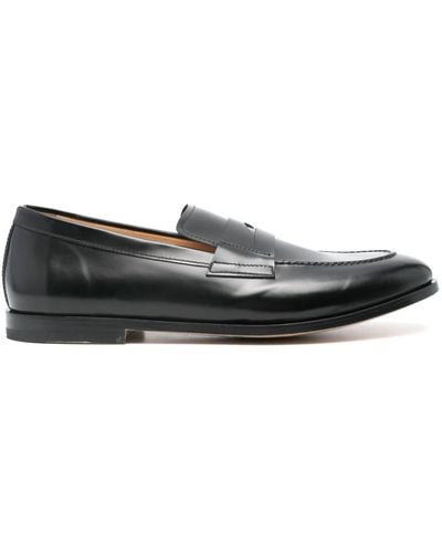 Premiata Polished Leather Loafers - Black