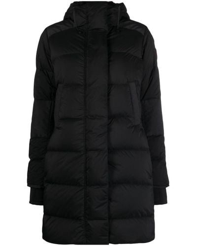 Canada Goose Alliston Quilted Hooded Coat - Black
