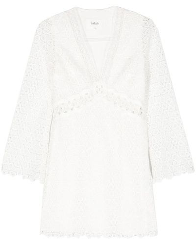 Ba&sh Galia Guipure-lace Dress - White