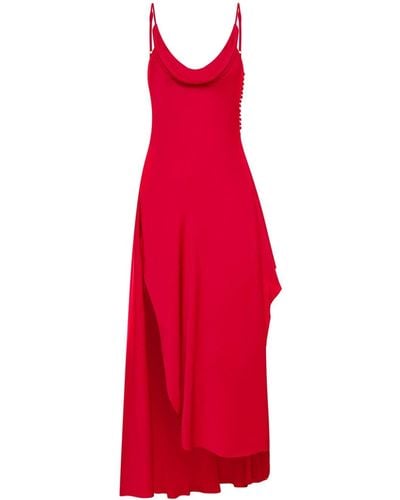 Nicholas Elsie Silk Maxi Dress - Red