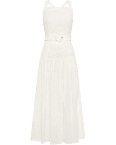 Nicholas Yasmine Kleid aus Spitze - Weiß