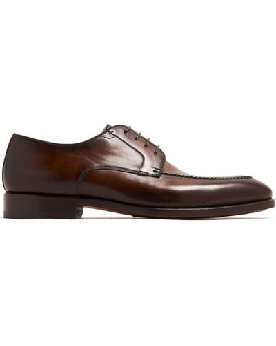 Magnanni Classic Derby Shoes - Brown