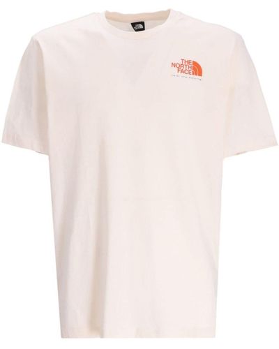The North Face T-shirt Met Logoprint - Roze
