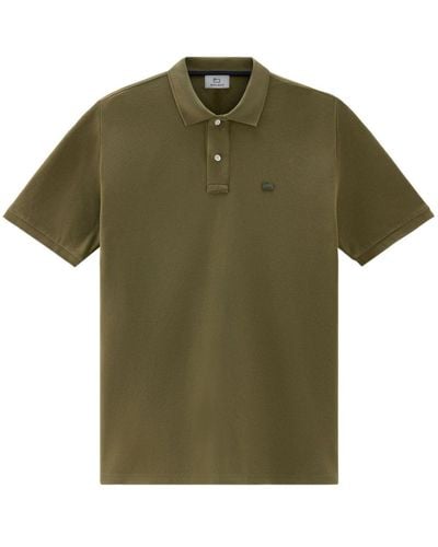 Woolrich Logo-embroidered Polo Shirt - Green