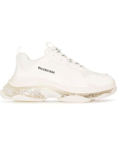 Balenciaga Triple S Low-top Sneakers - White