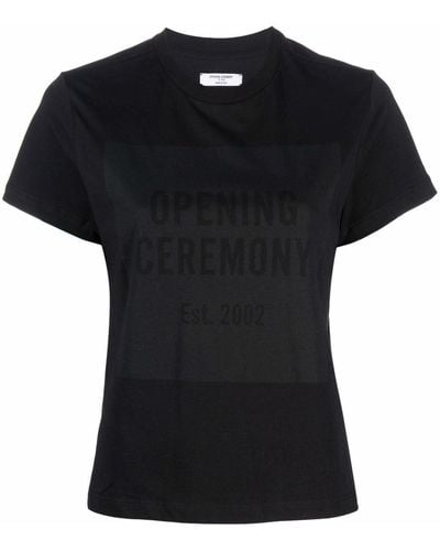 Opening Ceremony Logo-print T-shirt - Black
