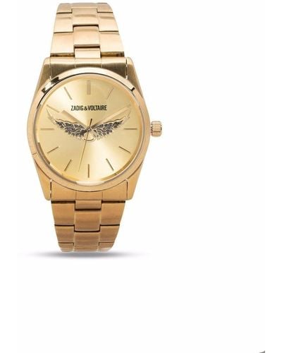 Zadig & Voltaire Gold Wings Fusion Watch - Metallic