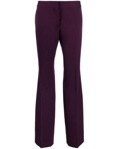 Jil Sander Wool Trousers - Purple