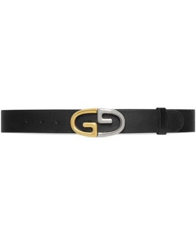 Gucci Cinturón con hebilla del logo - Negro