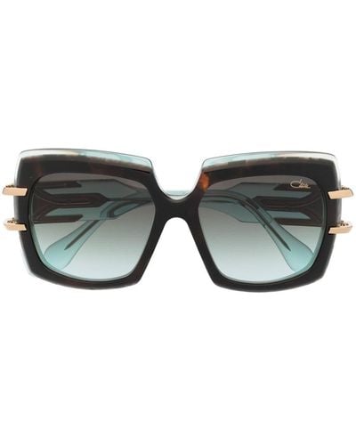 Cazal Square-frame Gradient-lens Sunglasses - Blue