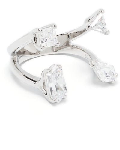Swarovski Mesmera Crystal-embellished Ring - White