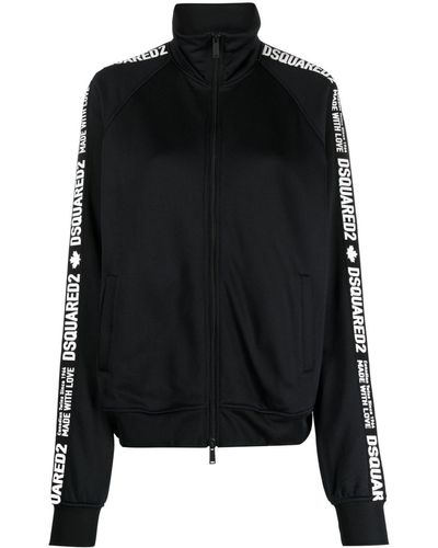 DSquared² ジップアップ スウェットシャツ - ブラック