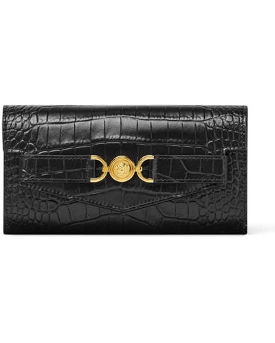 Versace Medusa '95 Long Wallet - Black