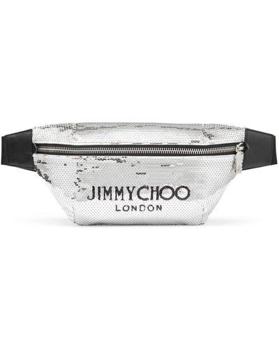 Jimmy Choo Finsley スパンコール ベルトバッグ - メタリック