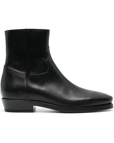Buttero Mauri Panelled Ankle Boots - Black