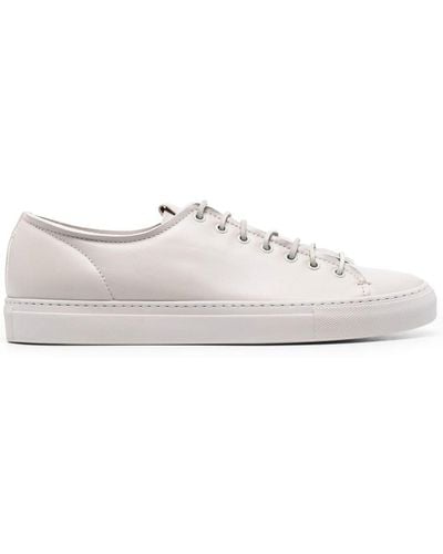Buttero Leather Lace-up Sneakers - Gray