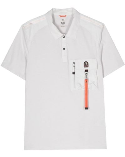 Parajumpers Rescue Panelled Polo Shirt - White