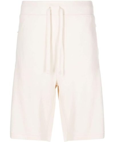Polo Ralph Lauren Short de sport en coton mélangé à logo brodé - Neutre