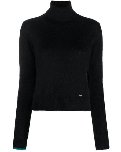 Sonia Rykiel Roll Neck Long-sleeved Sweater - Black