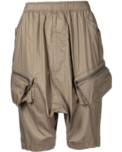 Julius Drop-crotch Cargo Shorts - Green