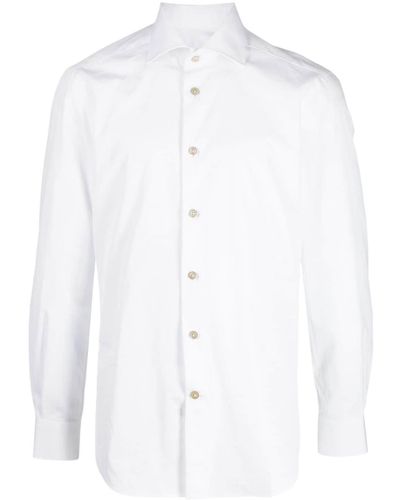 Kiton Camisa de manga larga - Blanco