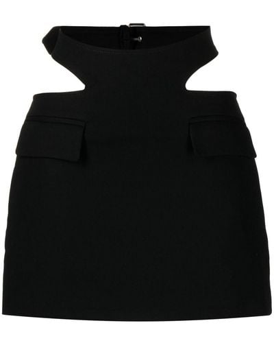 Dion Lee Mini-rok Met Gesp - Zwart