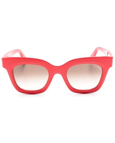 LAPIMA Lisa Square-frame Sunglasses - Red