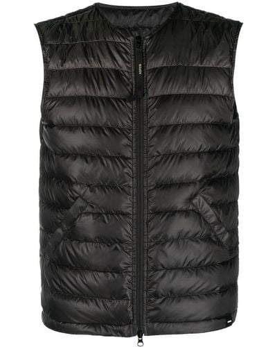 Aspesi Quilted Down Gilet - Black