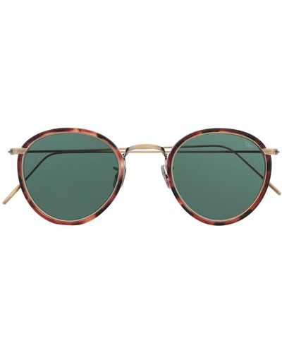 Eyevan 7285 717 Round-frame Sunglasses - Brown