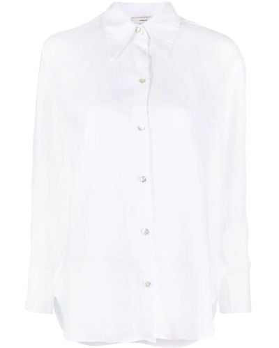 Vince Camisa de manga larga - Blanco