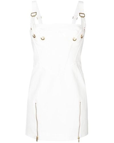 Dion Lee Fan Zip-detail Mini Dress - White
