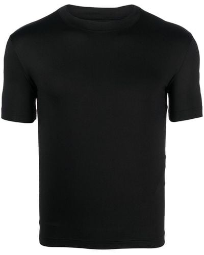 Balenciaga Round-neck Stretch T-shirt - Black
