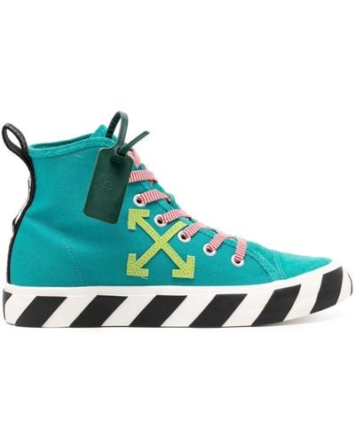 Off-White c/o Virgil Abloh High-top Sneakers - Blauw