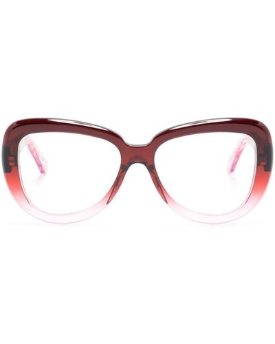 Marni Brille im Cat-Eye-Design - Braun