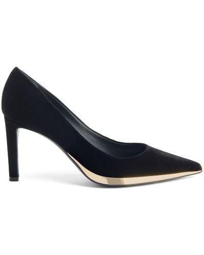 Giuseppe Zanotti Virgyn 85mm Pointed Leather Court Shoes - Blue