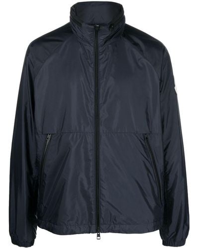 Moncler Hooded Zip-front Jacket - Blue