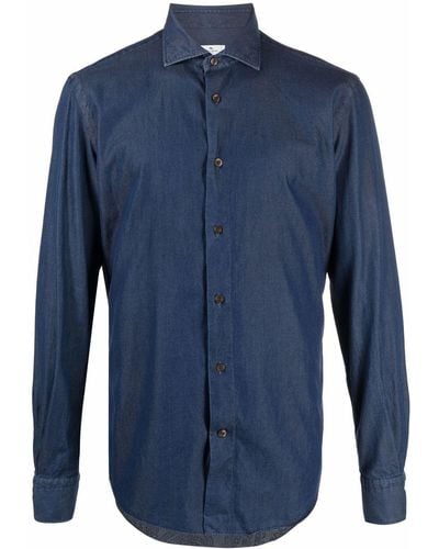 Etro Camisa vaquera con botones - Azul