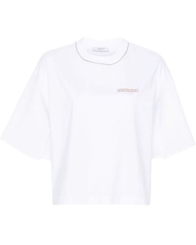 Peserico Logo-print T-shirt - White