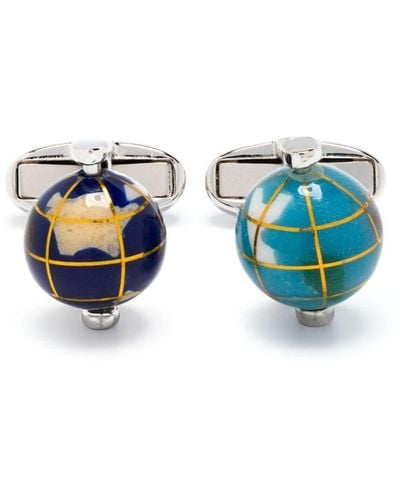 Paul Smith Gemelos Globe con contraste - Azul