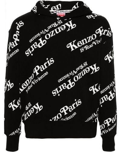 KENZO X Verdy hoodie à logo imprimé - Noir