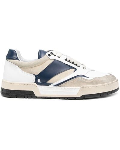 Rhude Racing Panelled Trainers - Blue