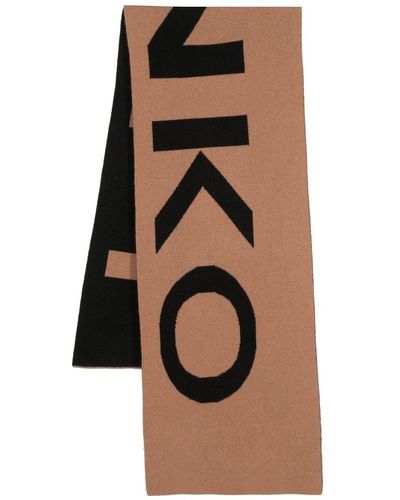 Pinko ロゴ スカーフ - ブラック