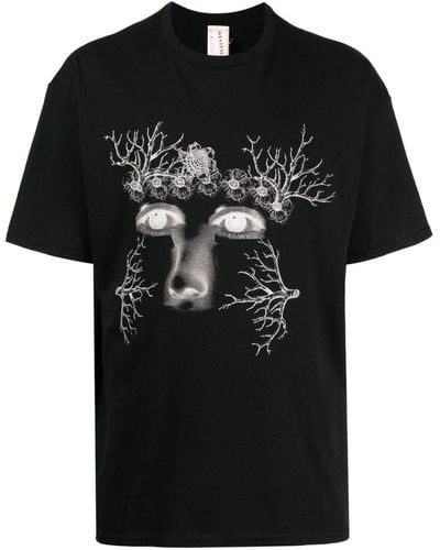 WESTFALL Mother Nature Cotton T-shirt - Black