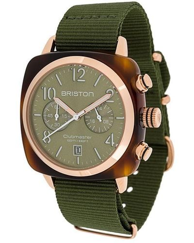 Briston 'Clubmaster Classic' Armbanduhr, 40mm - Grün