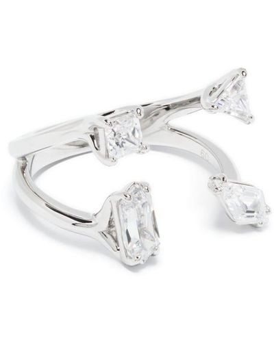 Swarovski Mesmera Crystal-embellished Ring - White