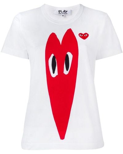 COMME DES GARÇONS PLAY T-shirt And Top - Red
