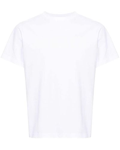 Mugler Rubberised-logo Cotton T-shirt - White