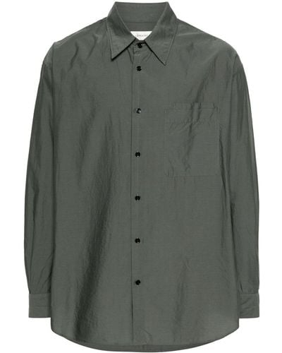 Lemaire Hemd mit Taschen - Grün